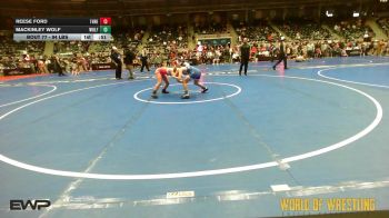 94 lbs Consi Of 4 - Reese Ford, Threestyle vs Mackinley Wolf, Wolfpak Wrestling