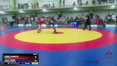 65kg Champ. Round 2 - Casey Harkley, Guelph WC vs Cruz Lewis, Vanier College WC