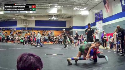 85 lbs Round 1 - Alandra Campoalegre, Cobra Wrestling Club vs Logan Littleton-Kimp, Unaffiliated