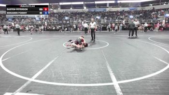 100 lbs Round Of 16 - Easton Peterson, Nixa Youth Wrestling vs Benjamin Fobert, Big Game Wrestling Club