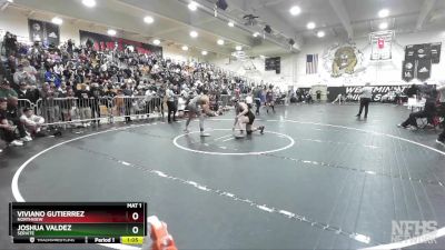 144 lbs Semifinal - Joshua Valdez, Servite vs Viviano Gutierrez, Northview