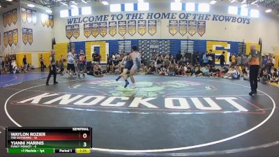 144 lbs Semis & Wb (16 Team) - Waylon Rozier, The Outsiders vs Yianni Marinis, Funky Monkey