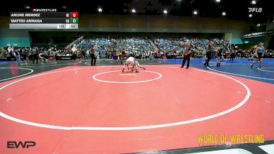 108 lbs Consi Of 32 #2 - Archie Mendez, Nevada Elite vs Matteo Arriaga, Grapevine Grapplers