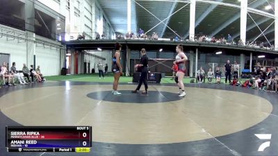 170 lbs Round 2 (8 Team) - Sierra Ripka, Pennsylvania Blue vs Amani Reed, Indiana