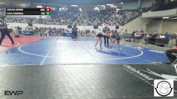 108 lbs Round Of 32 - Chloe Green, Hurricane Wrestling Academy vs Lyla Cornell, Coweta