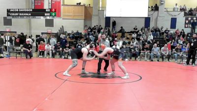 215 lbs Round Of 16 - Jacob Davidson, Woburn vs Colby Sulkala, Mansfield