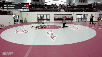 112 lbs Quarterfinal - Trey Mounger, Warner vs Mekho Haney, Morris JH/HS Wrestling
