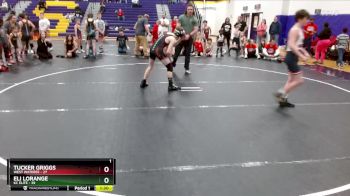 105 lbs Round 1 (6 Team) - Eli Lorange, KC Elite vs Tucker Griggs, West Wateree