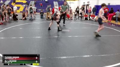 105 lbs Round 1 (6 Team) - Eli Lorange, KC Elite vs Tucker Griggs, West Wateree