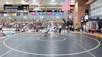 149 lbs Cons. Semi - Drevon Wallace, Allen vs Brennan Watkins, King