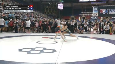 120 lbs Champ. Rd Of 32 - Kaylyn Harrill, Nebraska vs Lillian Hulegaard, Washington