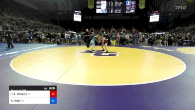 155 lbs Round Of 128 - Aliya Whaley, TN vs Alexa Wolf, AR