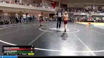 75 lbs Quarterfinals (8 Team) - Jayden Rogers, Staples-Motley vs Mason Goblirsch, Wabasso