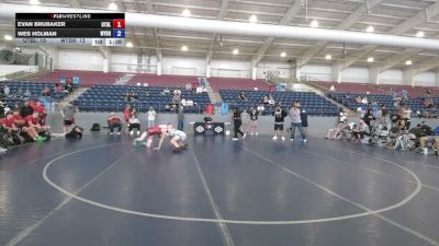 150 lbs Evan Brubaker, Utah Black vs Wes Holman, Wyoming Brown