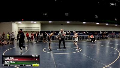 106 lbs Round 3 - Luke Zinn, Brentwood Academy vs Ryan Neal, Grimsley