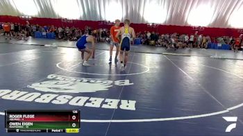 126 lbs Round 1 (4 Team) - Roger Flege, Aquinas vs Owen Eigen, Mahtomedi