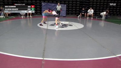 68 lbs Quarterfinal - Ava Clemens, Sparta vs Allison Krantz, Newark