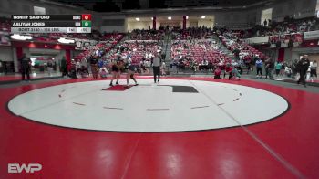155 lbs Consi Of 8 #1 - Trinity Sanford, Duncan Lady Demons vs Aaliyah Jones, Edmond North Girls