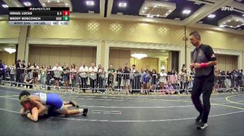 144 lbs Round Of 128 - Israel Lucas, El Rancho HS vs Brody Boscovich, Gold Rush Wr Ac