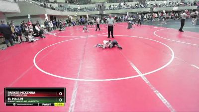 70 lbs Cons. Semi - El Malum, Pursuit Wrestling Minnesota vs Parker McKenna, RT Elite Wrestling