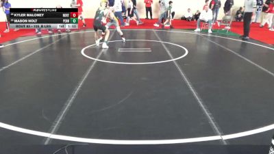105_B lbs Round Of 64 - Kyler Maloney, North Penn-Liberty vs Mason Nolt, Penn Manor