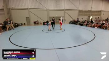 117 lbs Placement Matches (8 Team) - Gabrielle Gartin, Ohio Red vs Sierra Chiesa, Pennsylvania Blue