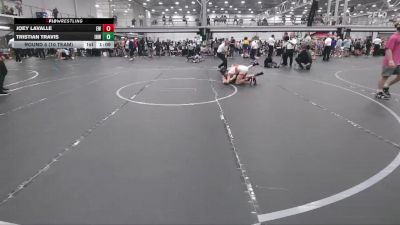 100 lbs Round 5 (10 Team) - Tristian Travis, Iron Horse White vs Joey LaValle, Edge Wrestling