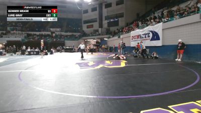 132 lbs Semifinal - Kayden Melendez, Waccamaw vs Peyton Durham, West-Oak