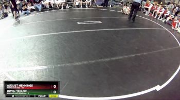 90 lbs Round 1 (6 Team) - Owen Taylor, Kansas Copperhead vs August Hennings, Nebraska Red