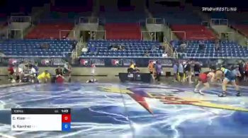 106 lbs Consi Of 16 #1 - Christopher Kiser, Oklahoma vs Gabriel Ramirez, Arizona