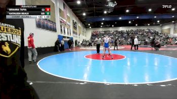 125 Girls Champ. Round 1 - Brianna Tapia, Calexico vs Kathleen Beals, Ramona