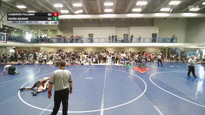 107-112 lbs Round 3 - Quinn Mannin, Champions Wrestling Club vs Cameron ...