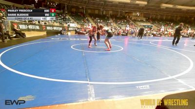 135 lbs Consi Of 8 #2 - Paisley Frescoln, Big Game Wrestling Club vs Daisie Bledsoe, Woodland Wrestling Club