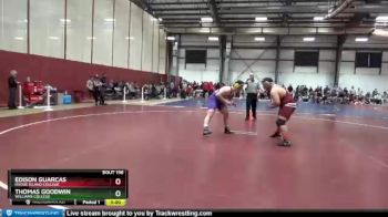 285 lbs Cons. Round 1 - Thomas Goodwin, Williams College vs Edison Guarcas, Rhode Island College