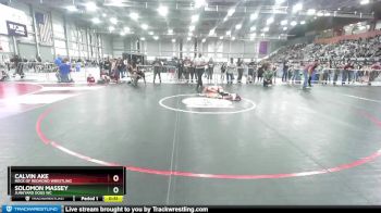 86 lbs Cons. Round 4 - Calvin Ake, Rock Of Redmond Wrestling vs Solomon Massey, Junkyard Dogs WC