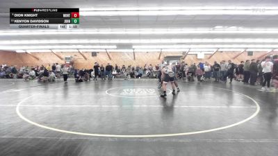 220 lbs Quarterfinal - Dion Knight, Monticello vs Kenyon Davidson, Johnson City