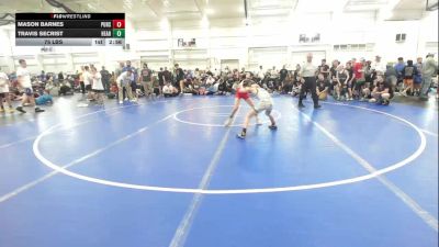 75 lbs Round Robin 2 - Mason Barnes, Pursuit-MS vs Travis Secrist, Heart Of A Lion