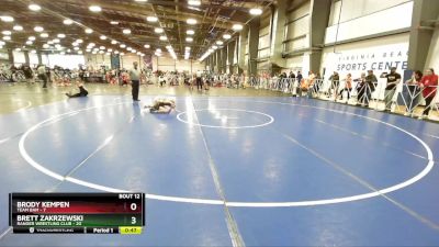 76 lbs Rd# 6- 9:00am Saturday Final Pool - Brody Kempen, Team BAM vs Brett Zakrzewski, Ranger Wrestling Club