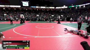 108 lbs Champ. Round 2 - Hughie Carpenter, PBG1 vs Oliver Fox, MVL1