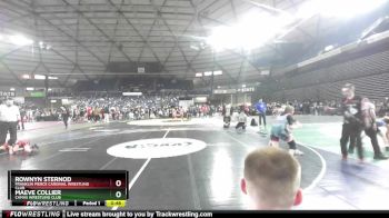 92 lbs 7th Place Match - Maeve Collier, Camas Wrestling Club vs Rownyn Sternod, Franklin Pierce Cardinal Wrestling Club