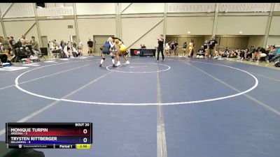 155 lbs Semis & 3rd Wb (16 Team) - Monique Turpin, Arizona vs Trysten Rittberger, Oklahoma