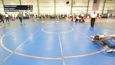 119 lbs Round Of 16 - Ethan Ramirez, CA vs Beau Abbott, GA