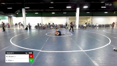 100 lbs Consi Of 4 - Mason Brown, NC vs Avery Rios, OK