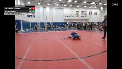 100 lbs Champ. Round 2 - Alexis Smith, Dover vs Cambria Leshko, Southern Lehigh