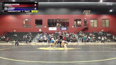 103 lbs Semifinal - Jordan Epstein, Huntingdon vs Mia Zuniga, King University