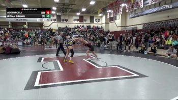 JV-16 lbs Semifinal - Irelan Brown, Center Point-Urbana vs Addi Broell, Cedar Falls