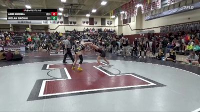 JV-16 lbs Semifinal - Irelan Brown, Center Point-Urbana vs Addi Broell, Cedar Falls