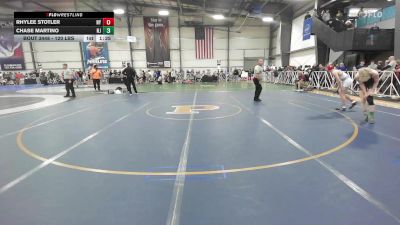 120 lbs Round Of 64 - Rhylee Stotler, NY vs Chase Martino, NJ