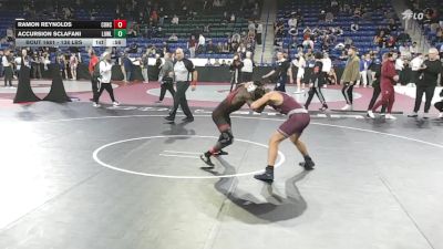 138 lbs Consi Of 32 #2 - Ramon Reynolds, Concord vs Accursion Sclafani, Lowell