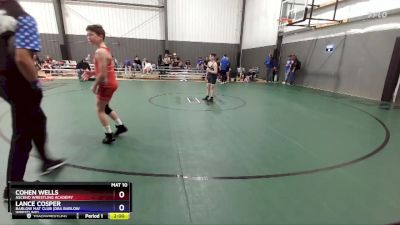 108 lbs Round 2 - Cohen Wells, Ascend Wrestling Academy vs Lance Cosper, Barlow Mat Club (DBA Barlow Wrestling)